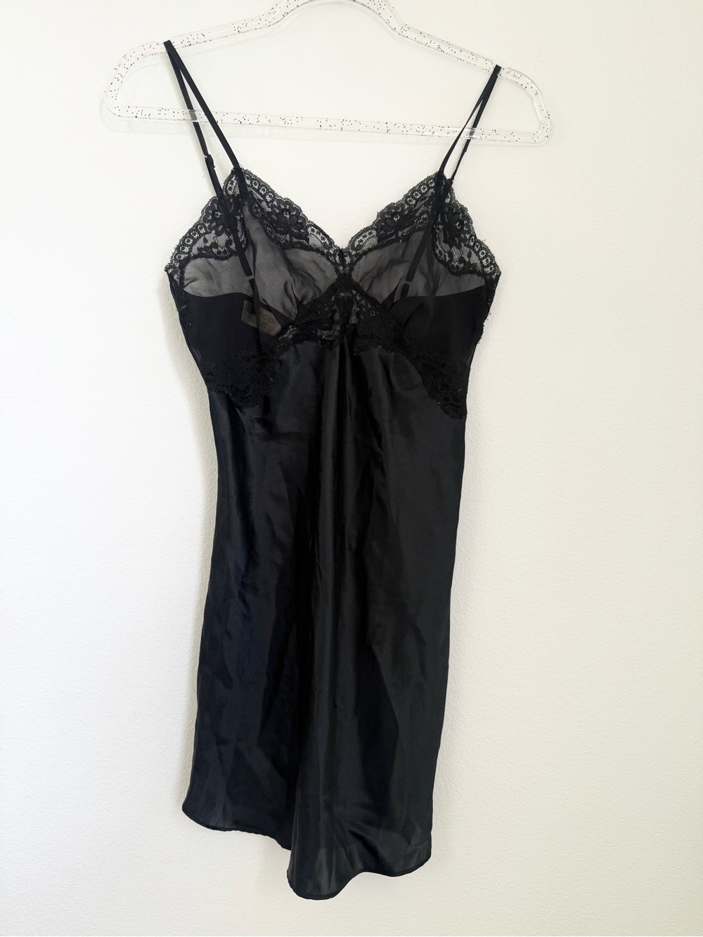 Victoria's Secret Black Vintage Gold Label Lingerie top Lace details Size S Y2K